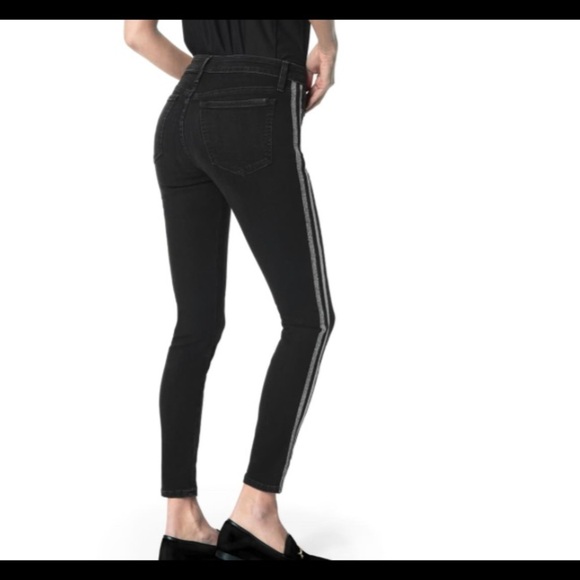 Joe’s NWT Flawless Charlie Metallic stripe jeans - Picture 3 of 6